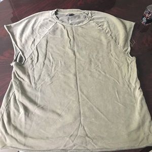 Sliced Sleeve Divided Shirt Large